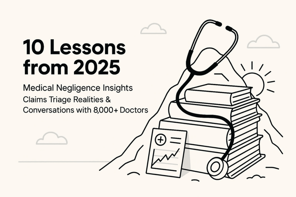 10 Lessons from 2025: Medical Negligence Insights, Claims Triage Realities and Conversations with More Than Eight Thousand Doctors